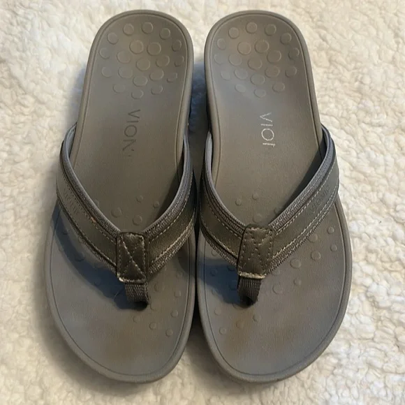 Vionic Pacific Hightide Sandals Pewter Size 7 - Picture 4 of 6